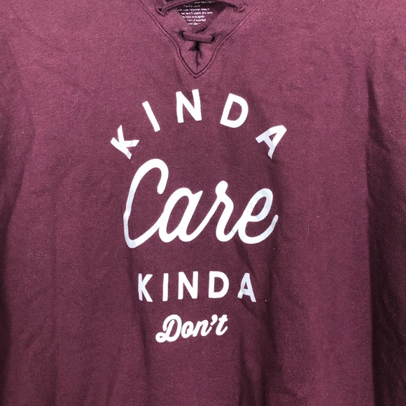 ✨”Kinda Care, Kinda Don’t” Sweater✨ - Picture 2 of 6